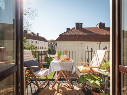 Balkong eller utsiktsbild