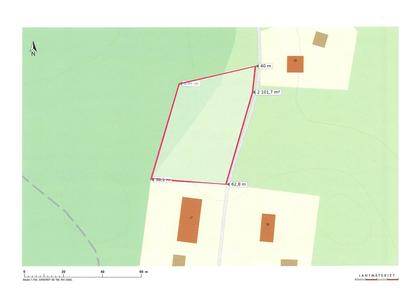 Illustrerad karta över fastigheten eller området