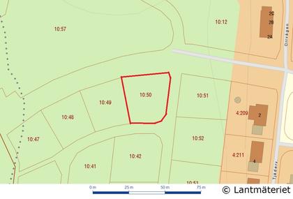 Illustrerad karta över fastigheten eller området