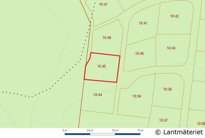 Illustrerad karta över fastigheten eller området