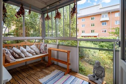 Balkong eller utsiktsbild