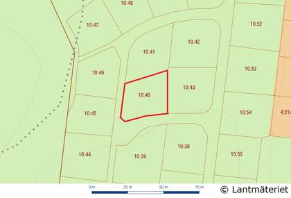 Illustrerad karta över fastigheten eller området