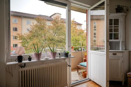 Balkong eller utsiktsbild