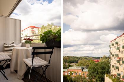 Balkong eller utsiktsbild