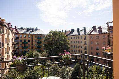 Balkong eller utsiktsbild