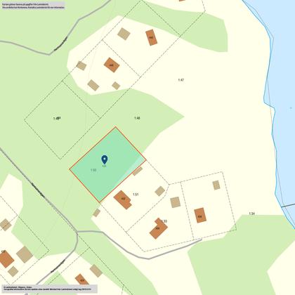 Illustrerad karta över fastigheten eller området