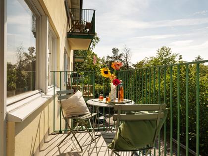 Balkong eller utsiktsbild