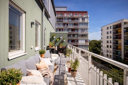Balkong eller utsiktsbild