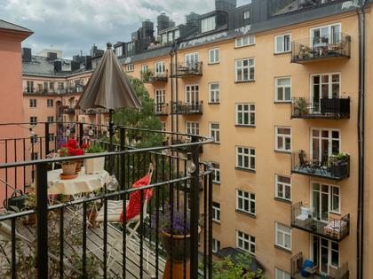 Balkong eller utsiktsbild