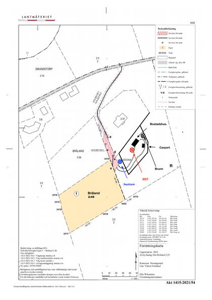 Illustrerad karta över fastigheten eller området