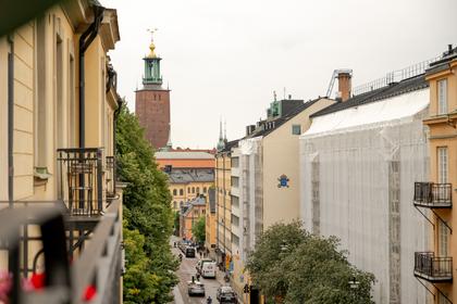Balkong eller utsiktsbild