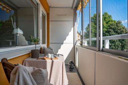 Balkong eller utsiktsbild