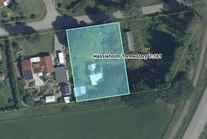 Illustrerad karta över fastigheten eller området