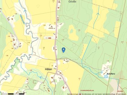 Illustrerad karta över fastigheten eller området