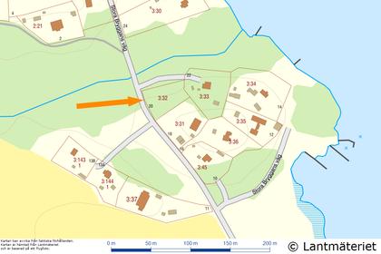 Illustrerad karta över fastigheten eller området