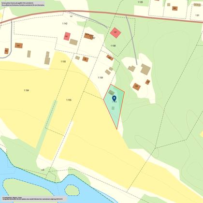 Illustrerad karta över fastigheten eller området