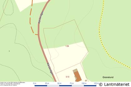 Illustrerad karta över fastigheten eller området