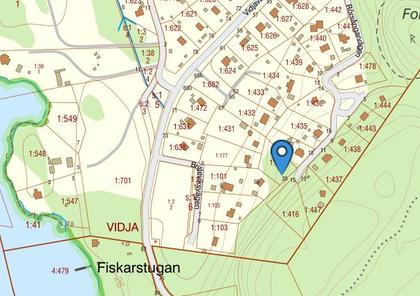 Illustrerad karta över fastigheten eller området