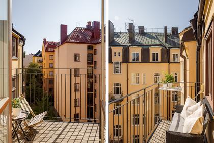 Balkong eller utsiktsbild