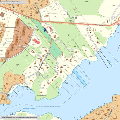 Illustrerad karta över fastigheten eller området
