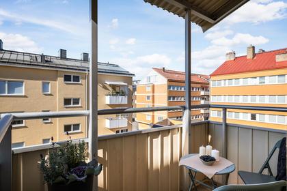 Balkong eller utsiktsbild