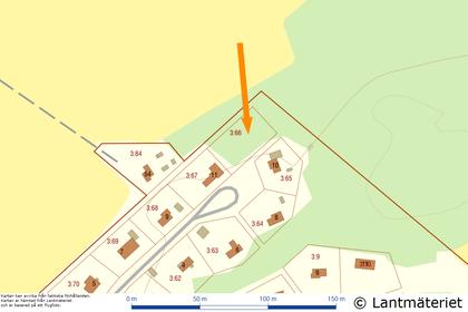 Illustrerad karta över fastigheten eller området