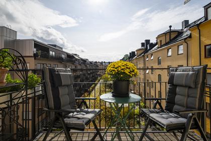 Balkong eller utsiktsbild