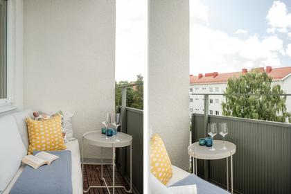 Balkong eller utsiktsbild