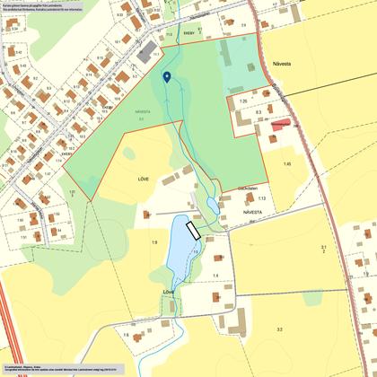 Illustrerad karta över fastigheten eller området