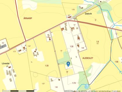Illustrerad karta över fastigheten eller området