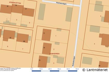 Illustrerad karta över fastigheten eller området