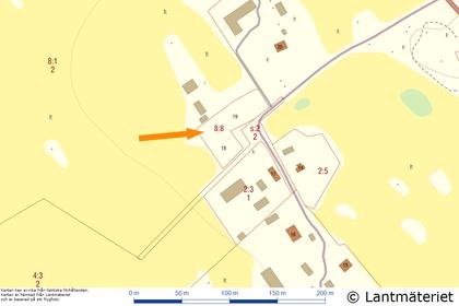 Illustrerad karta över fastigheten eller området