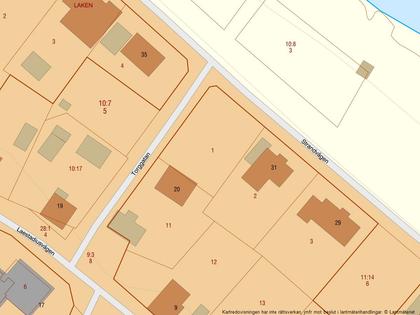 Illustrerad karta över fastigheten eller området