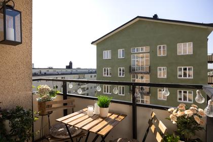 Balkong eller utsiktsbild