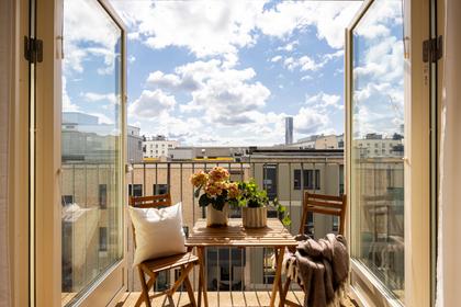 Balkong eller utsiktsbild