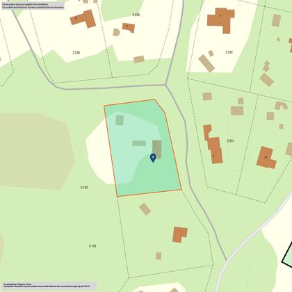 Illustrerad karta över fastigheten eller området