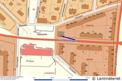 Illustrerad karta över fastigheten eller området