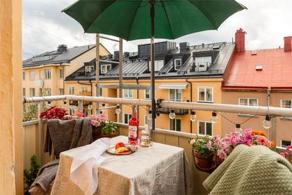Balkong eller utsiktsbild
