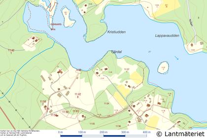 Illustrerad karta över fastigheten eller området