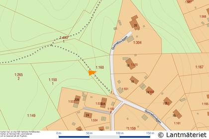 Illustrerad karta över fastigheten eller området