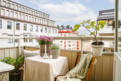 Balkong eller utsiktsbild