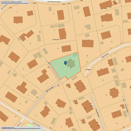Illustrerad karta över fastigheten eller området