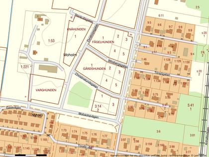Illustrerad karta över fastigheten eller området
