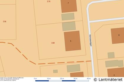 Illustrerad karta över fastigheten eller området