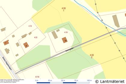 Illustrerad karta över fastigheten eller området