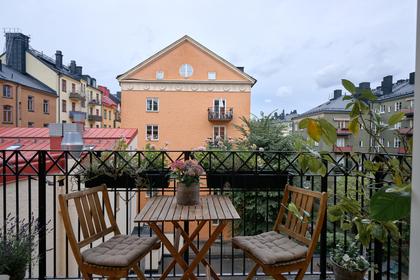 Balkong eller utsiktsbild