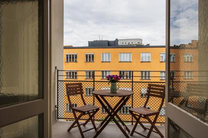 Balkong eller utsiktsbild