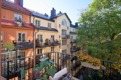 Balkong eller utsiktsbild