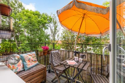 Balkong eller utsiktsbild