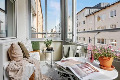 Balkong eller utsiktsbild